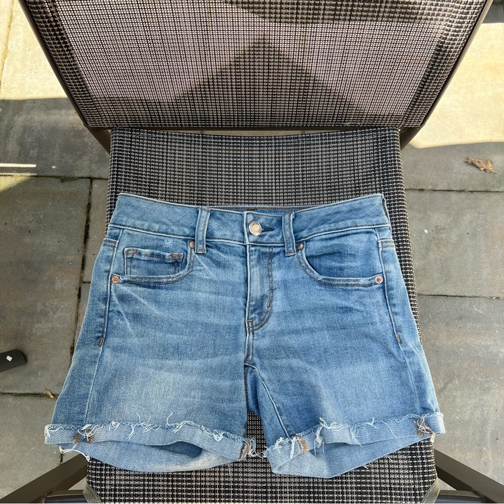 American Eagle Outfitters Super Super Stretch Denim Shorts Size 4